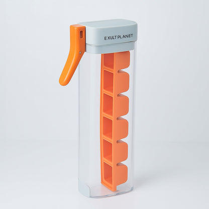 Eco-Friendly Reusable Ice Cube Tray with Dispenser