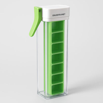 Eco-Friendly Reusable Ice Cube Tray with Dispenser