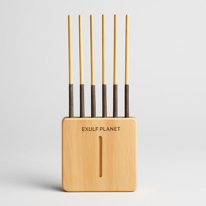 Eco-Friendly Natural Wood Incense Holder & Sticks