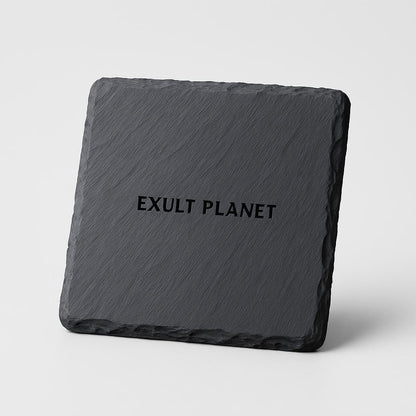 Eco-Friendly Black Natural Slate Serving Plate