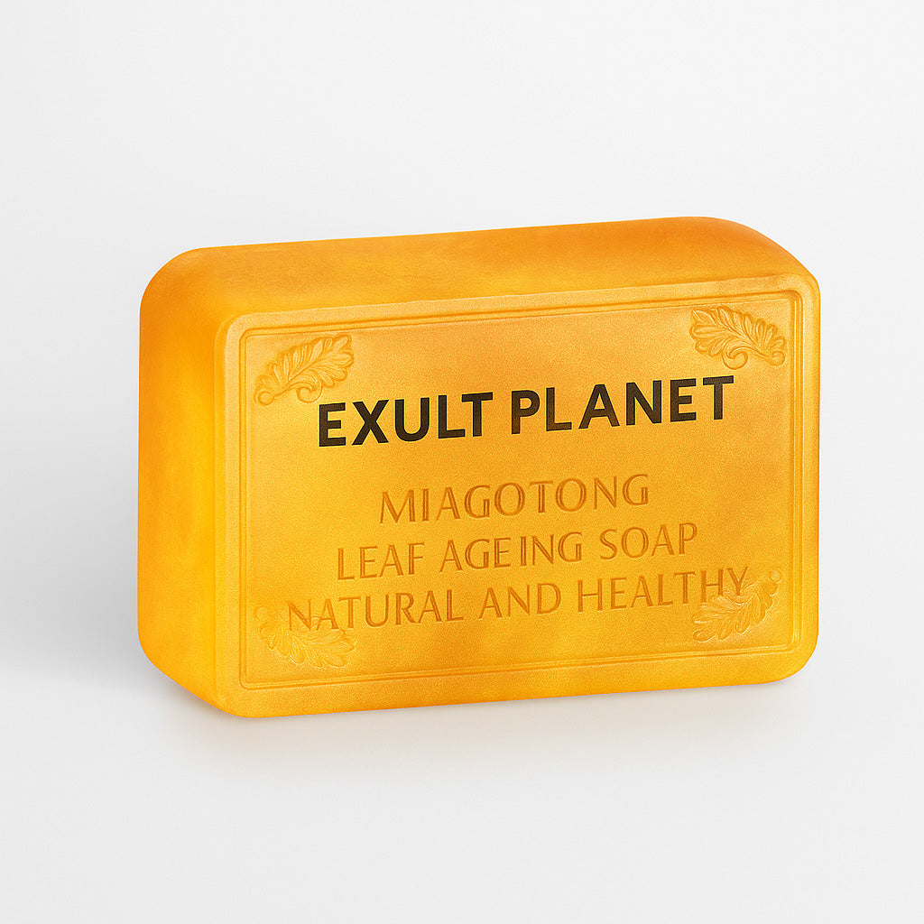 Gold Natural Soap Bar - Eco-Friendly, Biodegradable, Plastic-Free