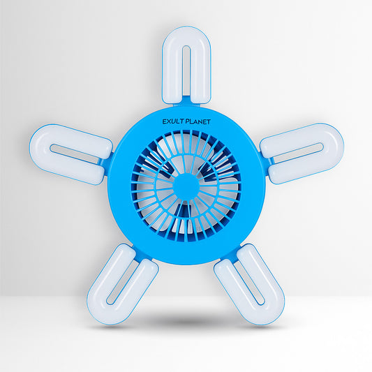 Energy-Efficient LED Ceiling Fan with Air Circulation