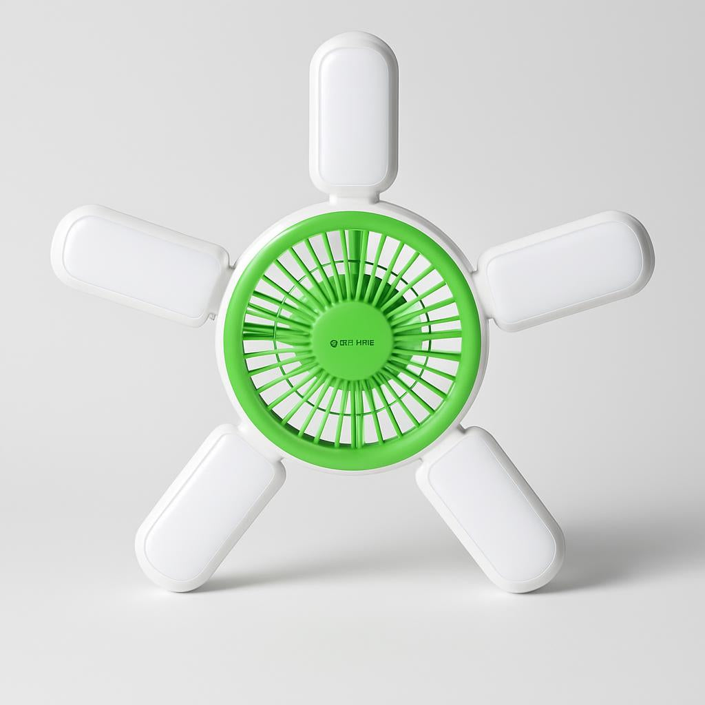 Energy-Efficient LED Ceiling Fan with Air Circulation