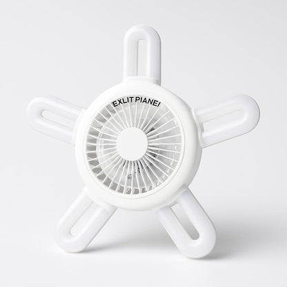 Energy-Efficient LED Ceiling Fan with Air Circulation