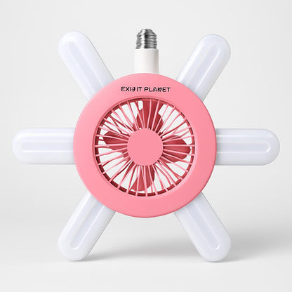 Energy-Efficient LED Ceiling Fan with Air Circulation
