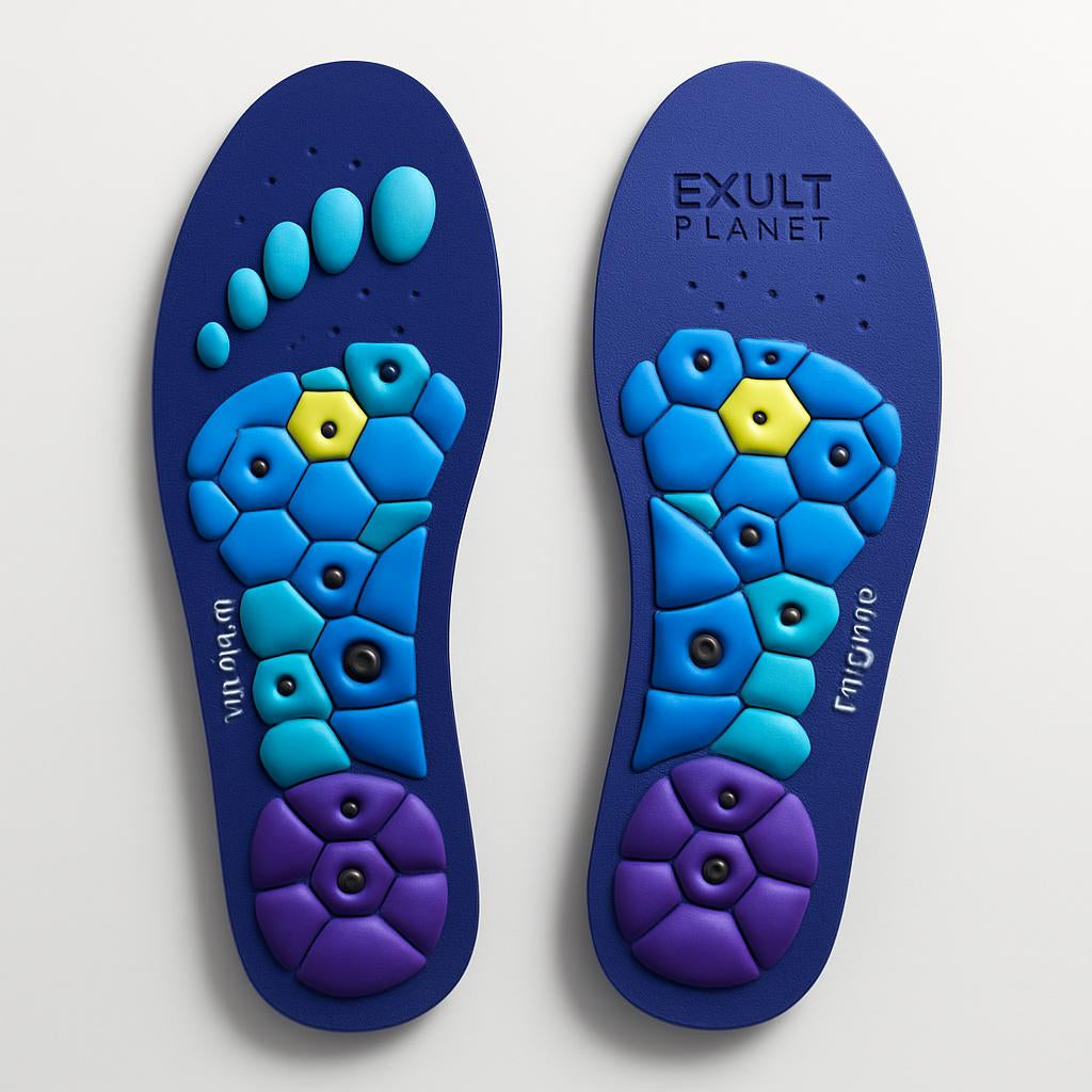 Magnetic Acupressure Insoles for Enhanced Foot Health and Circulation