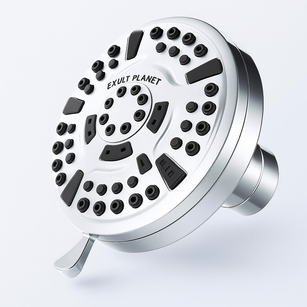 Water-Saving Showerhead with Filter Cartridge for Cleaner Water