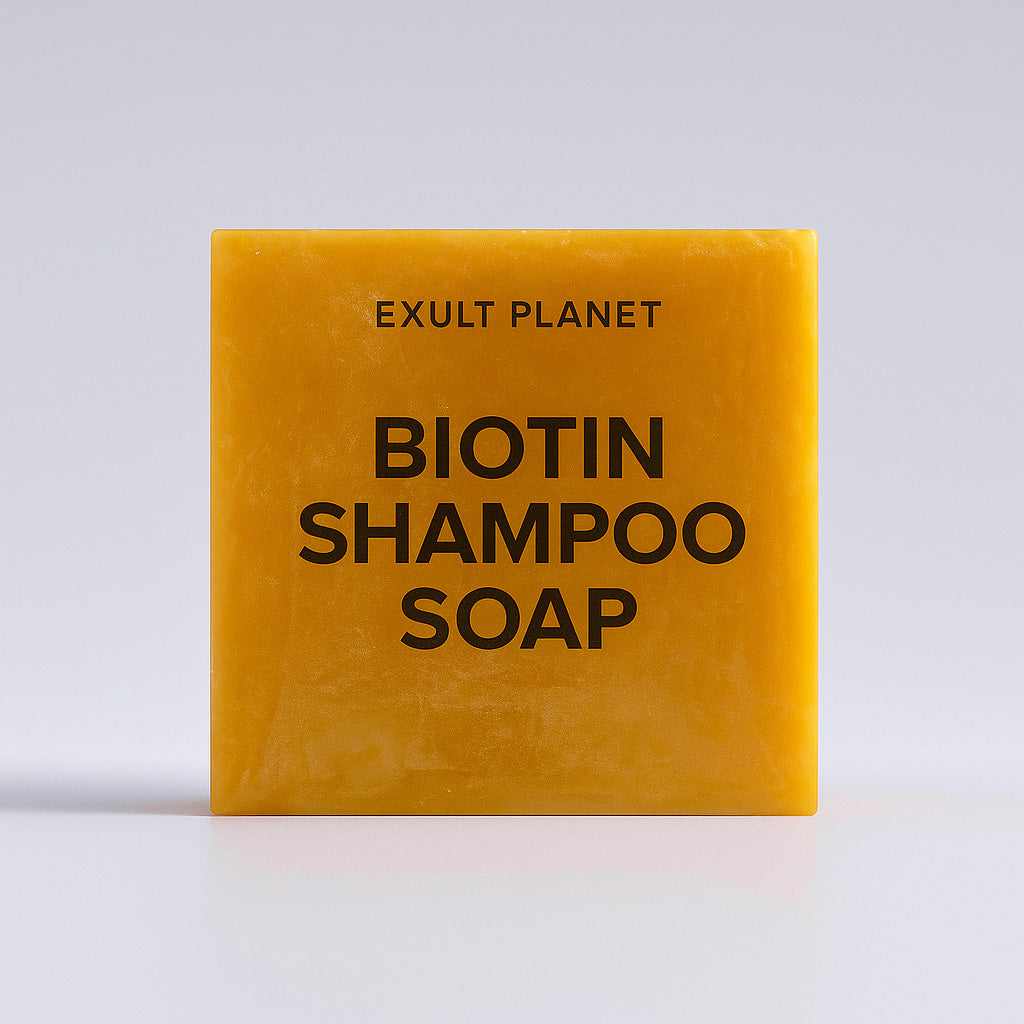Biotin Shampoo Soap Bar - Eco-Friendly, Plastic-Free Hair Care
