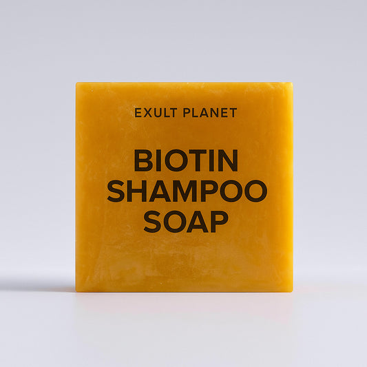 Biotin Shampoo Soap Bar - Eco-Friendly, Plastic-Free Hair Care