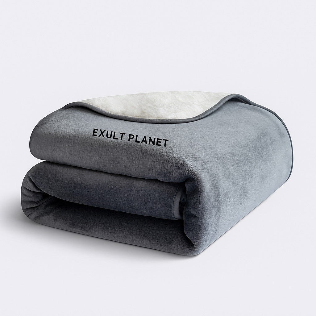 Eco-Friendly Lambswool Waterproof Pet Blanket for Urine Protection