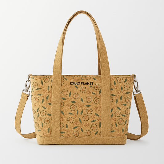 Eco-Friendly Cork Crossbody Bag - Stylish and Sustainable
