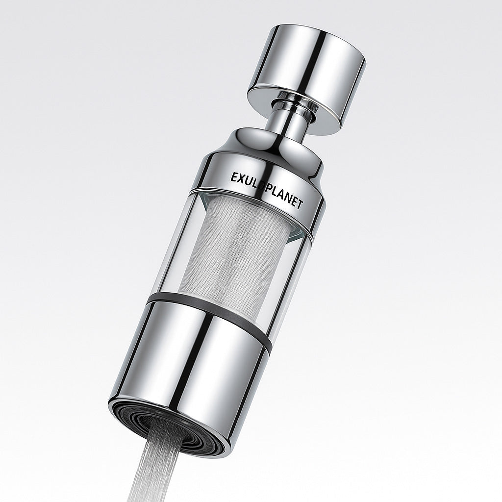 Eco-Friendly Double Filter Splash Proof Faucet Attachment