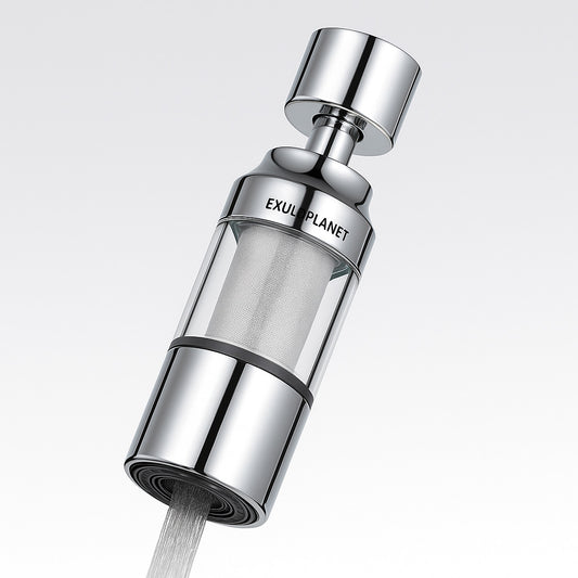 Eco-Friendly Double Filter Splash Proof Faucet Attachment