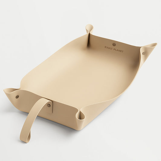 Eco-Friendly Leather Indoor Plant Pot Mat for stylish plant display