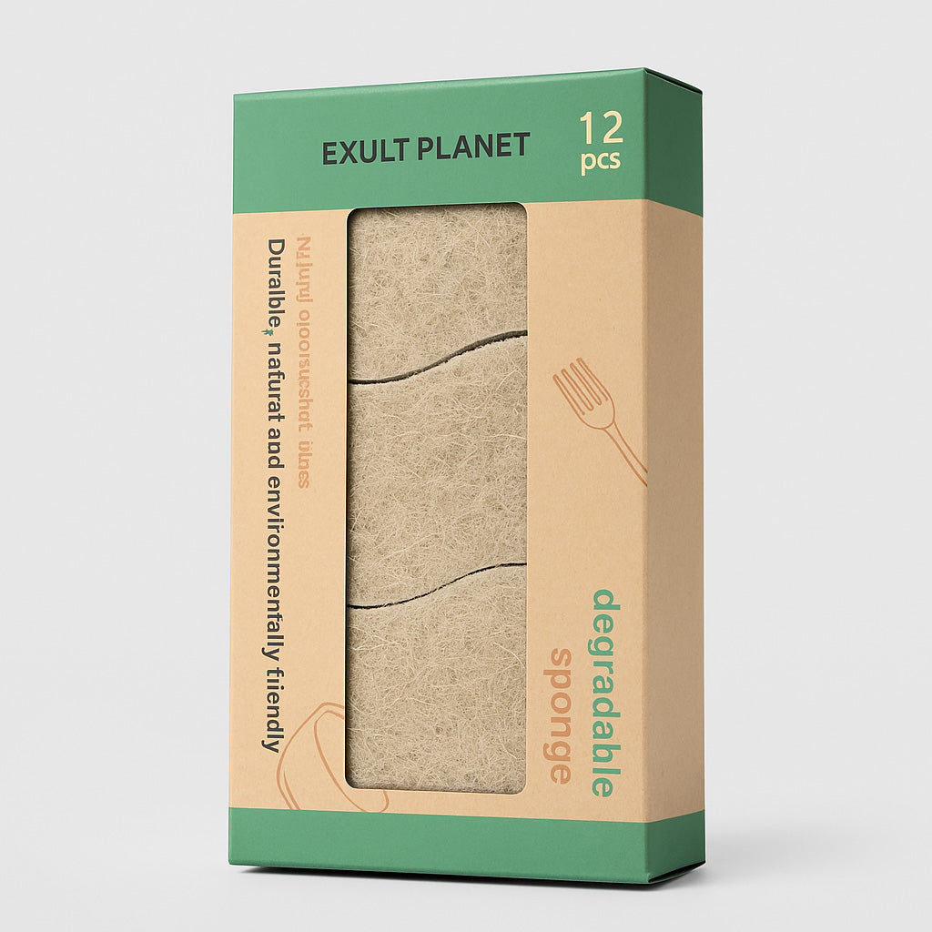 Eco-Friendly Natural Cellulose Kitchen Sponge for Cleaning