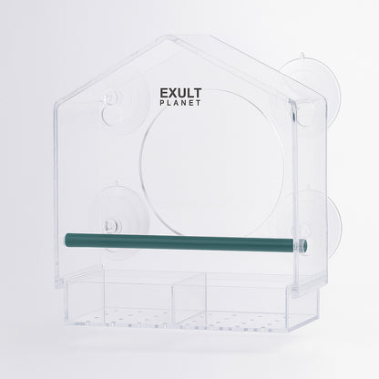 Transparent Window Bird Feeder - Eco-Friendly, Durable, Easy to Install