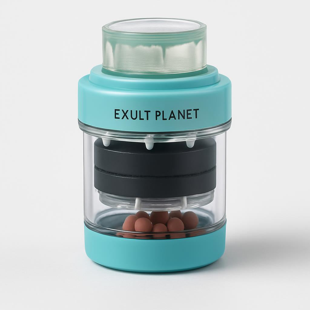 Splash-Proof Pink Faucet Nozzle Water Filter