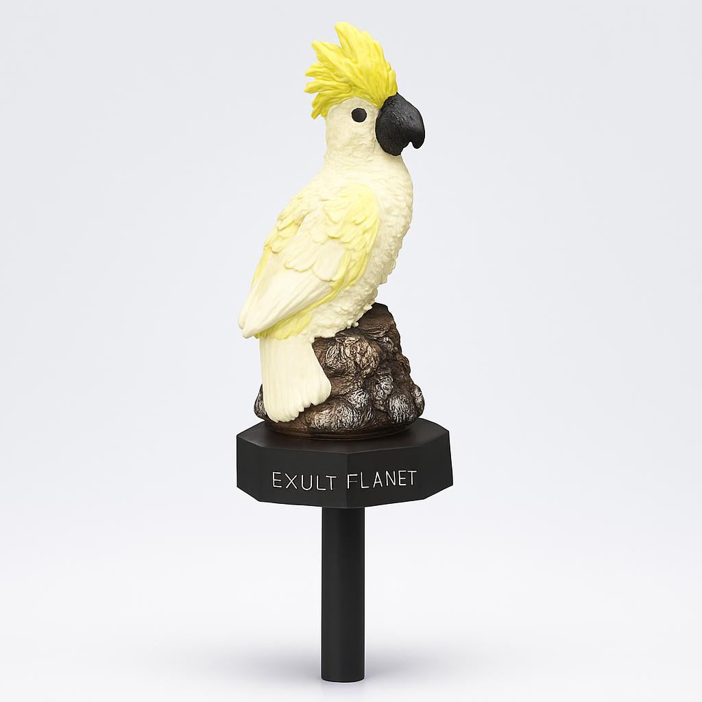 Solar-Powered Peacock Garden Light - Eco-Friendly Outdoor Décor