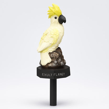 Solar-Powered Peacock Garden Light - Eco-Friendly Outdoor Décor