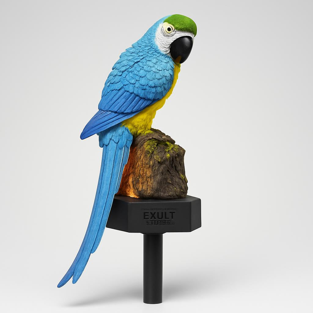 Solar-Powered Peacock Garden Light - Eco-Friendly Outdoor Décor