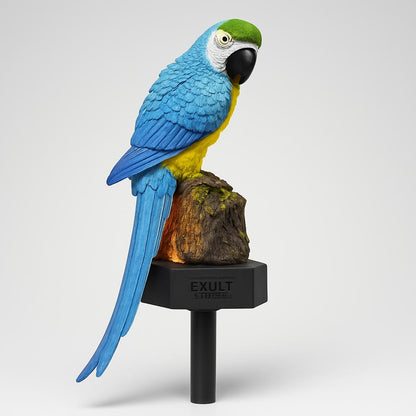 Solar-Powered Peacock Garden Light - Eco-Friendly Outdoor Décor