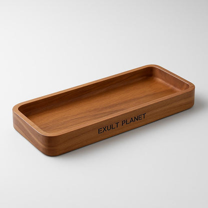 Eco-Friendly Rectangular Wooden Trays for Sustainable Living