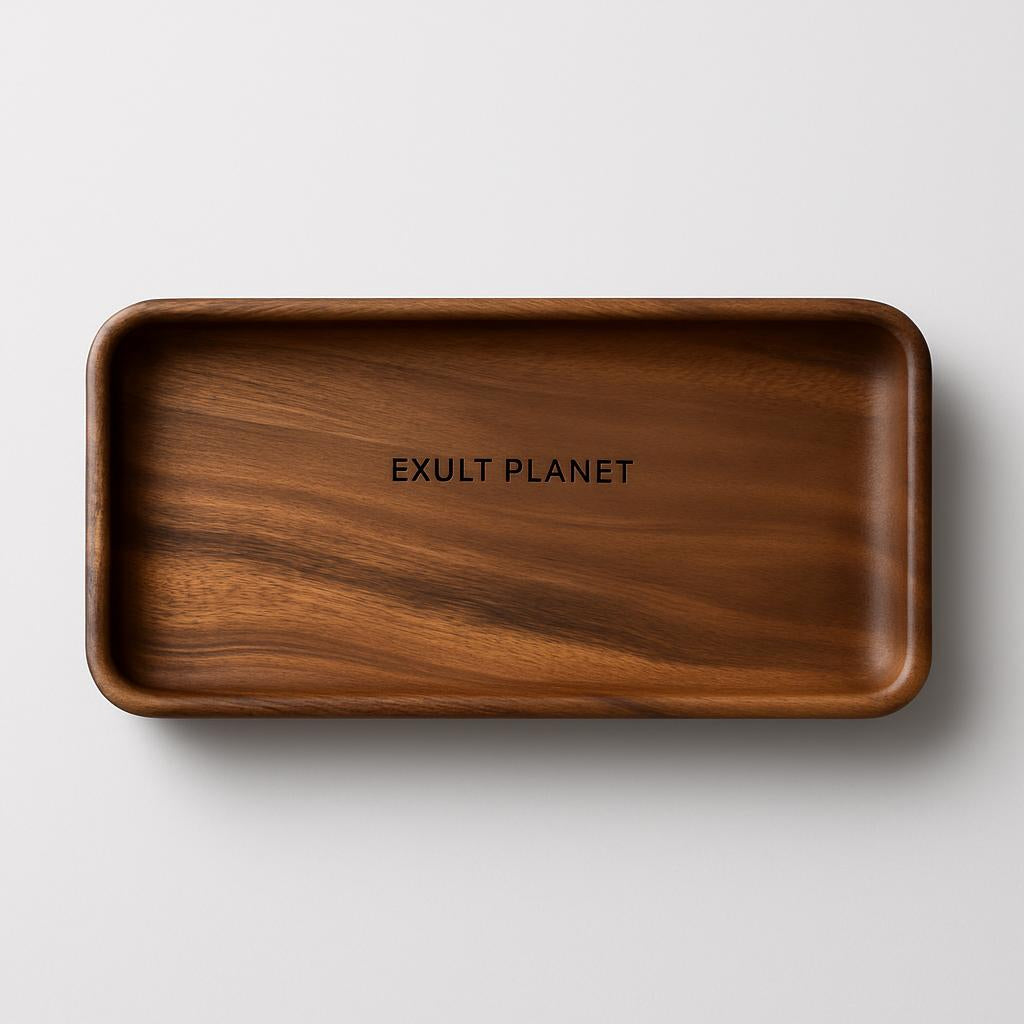 Eco-Friendly Rectangular Wooden Trays for Sustainable Living