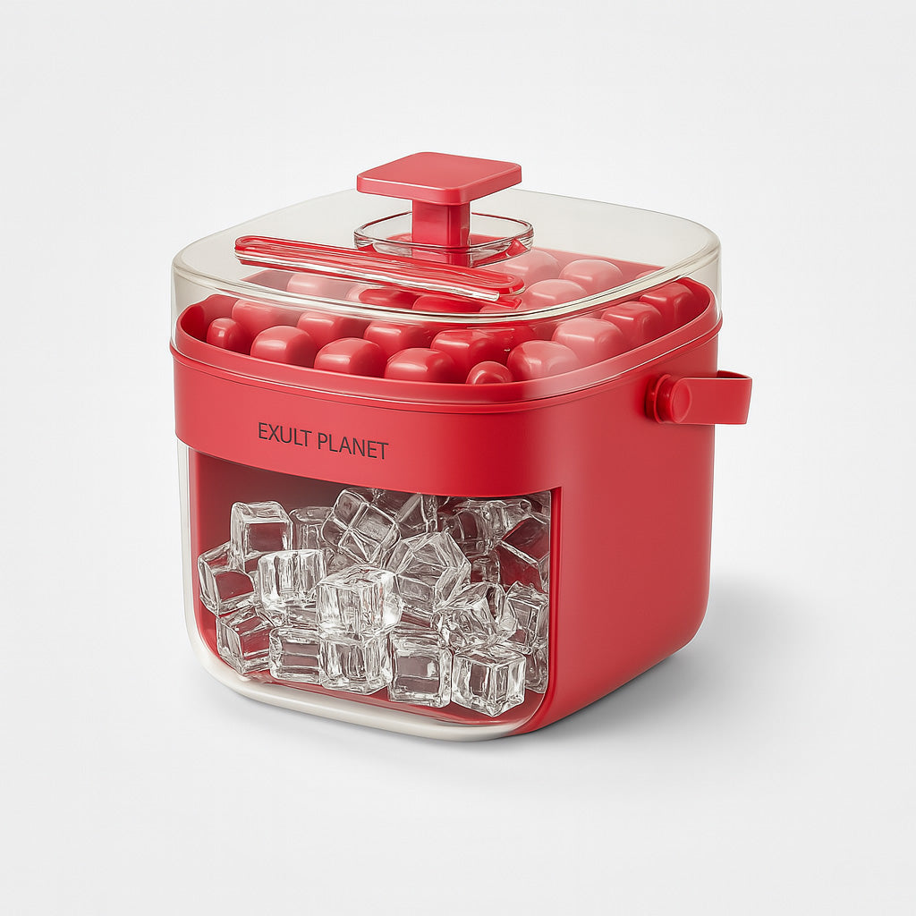 Eco-Friendly Ice Cube Tray with Storage Container for Sustainable Living