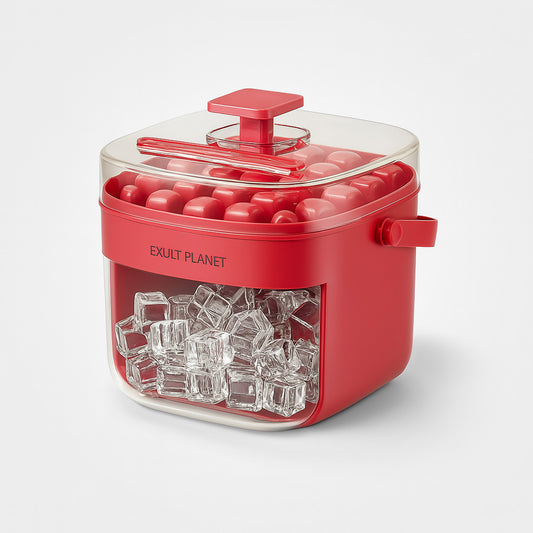 Eco-Friendly Ice Cube Tray with Storage Container for Sustainable Living