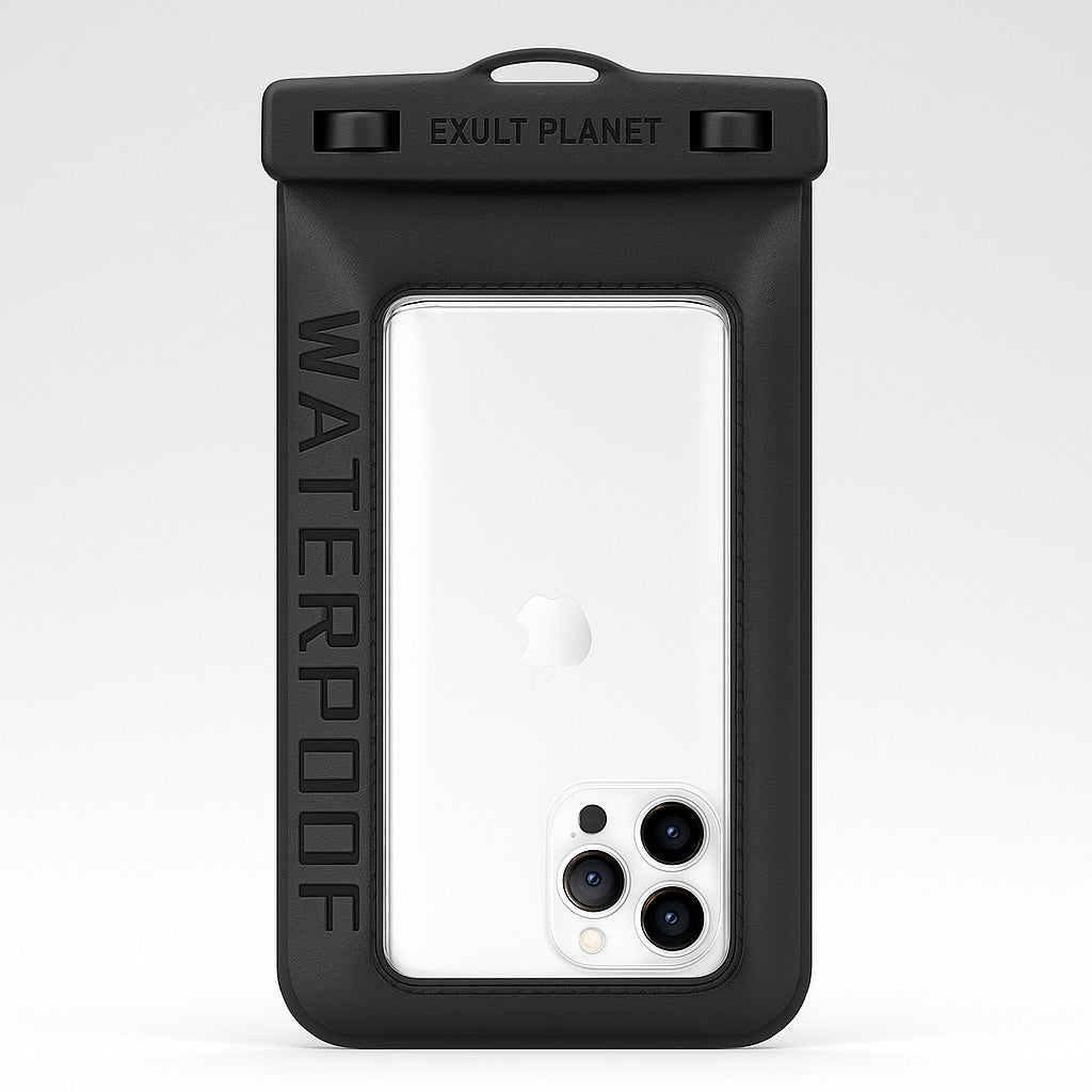 Waterproof Phone Pouch - Light Blue, Durable & Eco-Friendly