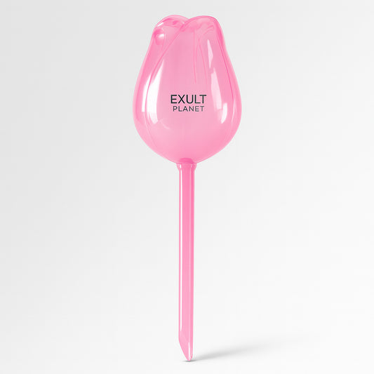 Tulip-Shaped Self-Watering Plant Bulb - Pink, Water-Saving, Eco-Friendly