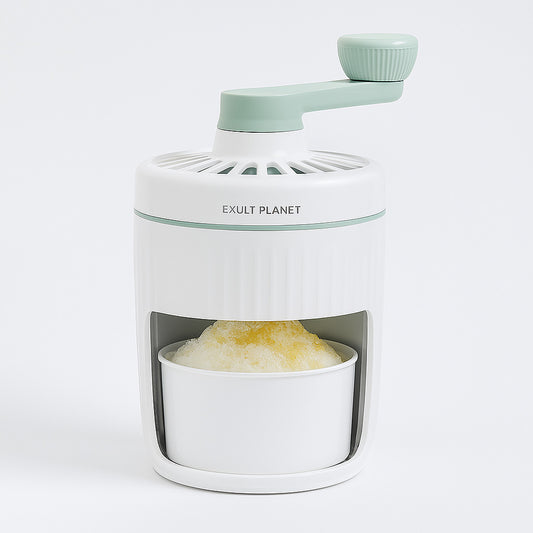 Hand Cranked Ice Shaving Machine for Smoothies and Hail Ice