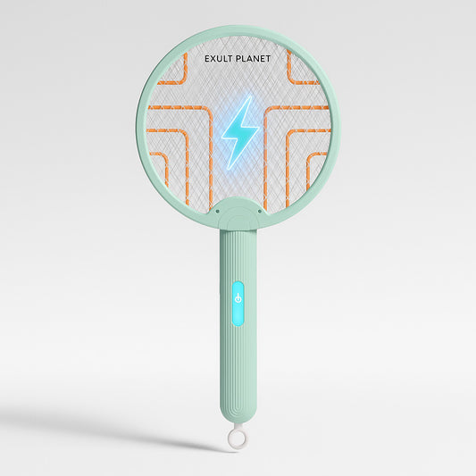 Eco-Friendly Electric Mosquito Swatter with Automatic Trap