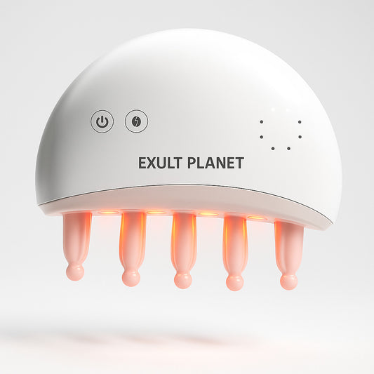 Eco-Friendly Jade Moon Scalp Massage Hair Comb for Sustainable Hair Care