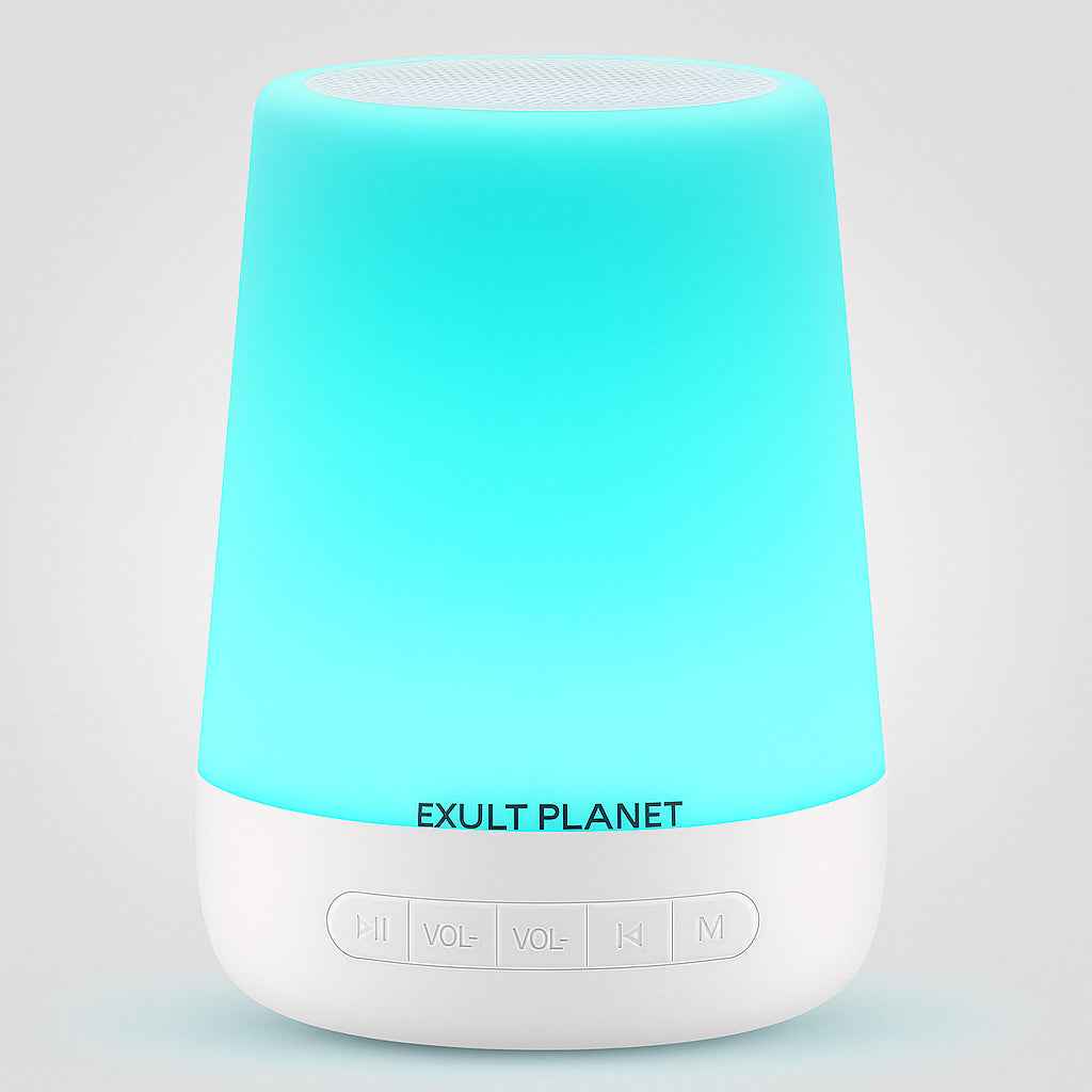 Colorful White Noise Sleep Machine with Touch Light