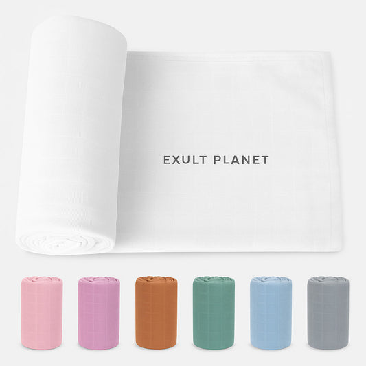 Organic Cotton Gauze Double Wrap in Mustard for Babies