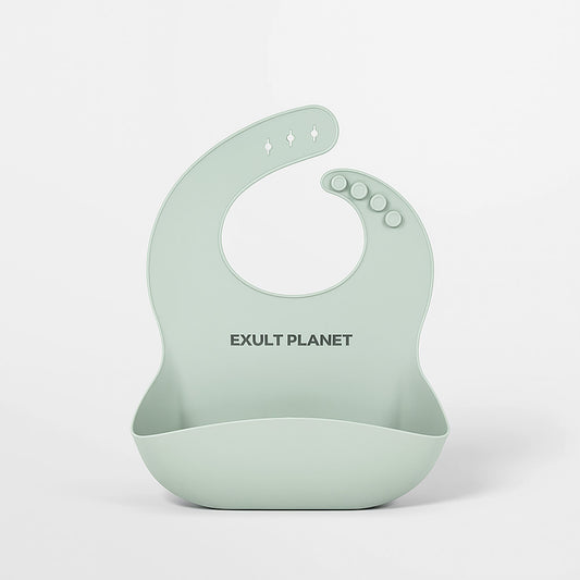 Eco-Friendly Silicone Bibs with Catch Pocket - BPA Free, Dishwasher Safe