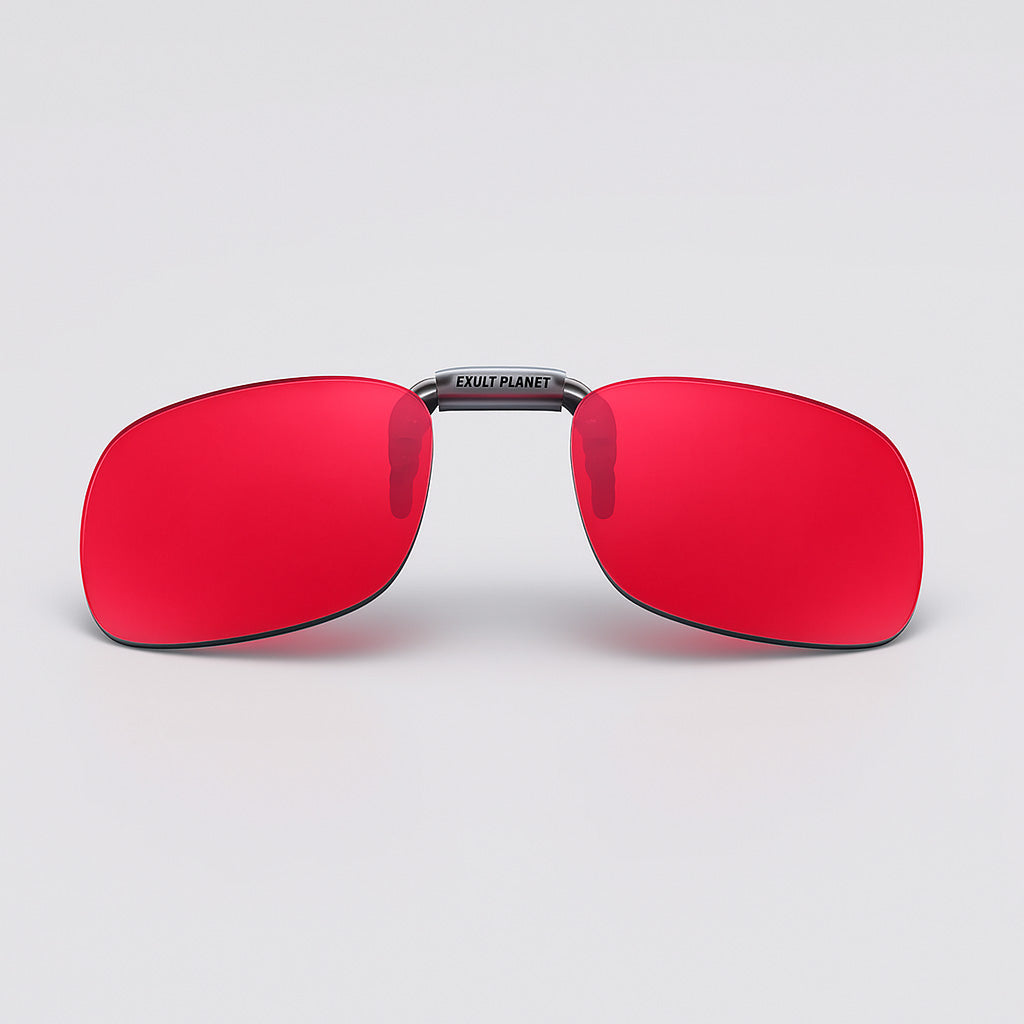 Anti-Fatigue Clip-On Glasses for Blue Light Protection
