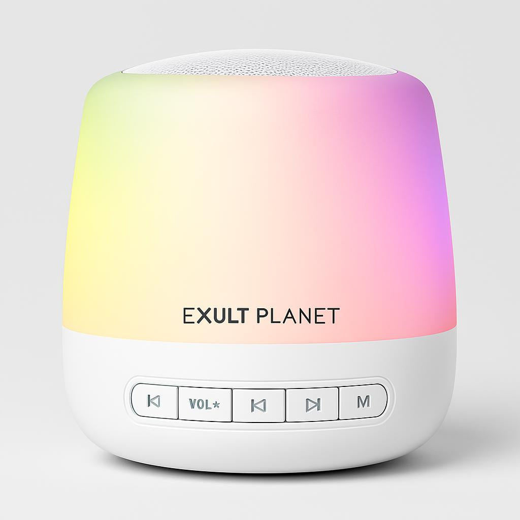 Colorful LED White Noise Bluetooth Speaker for Relaxation