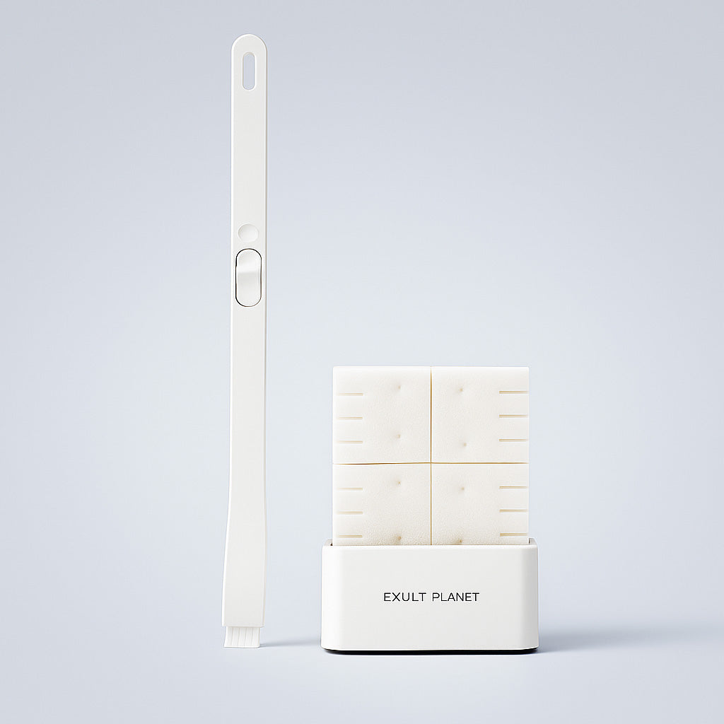 Eco-Friendly Long-Lasting Toilet Cleaning Brush with Replaceable Head