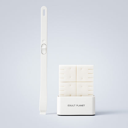 Eco-Friendly Long-Lasting Toilet Cleaning Brush with Replaceable Head