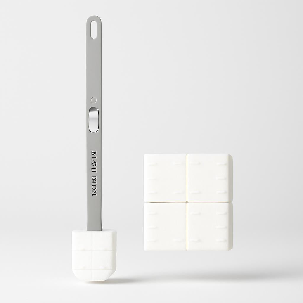 Eco-Friendly Long-Lasting Toilet Cleaning Brush with Replaceable Head