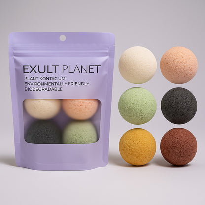 Eco-Friendly Multicolored Teardrop Makeup Sponges