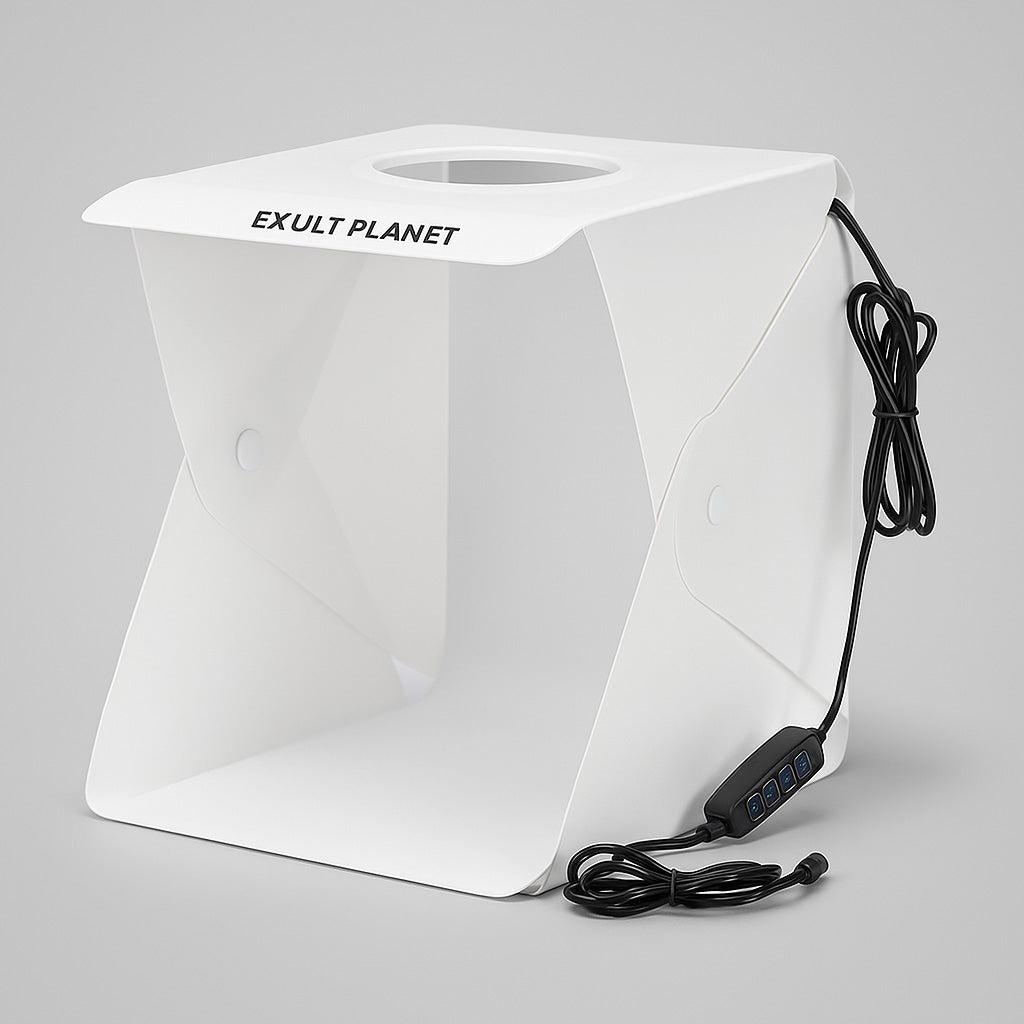 Portable Photo Studio Light Box with Multi-Colored Backdrops