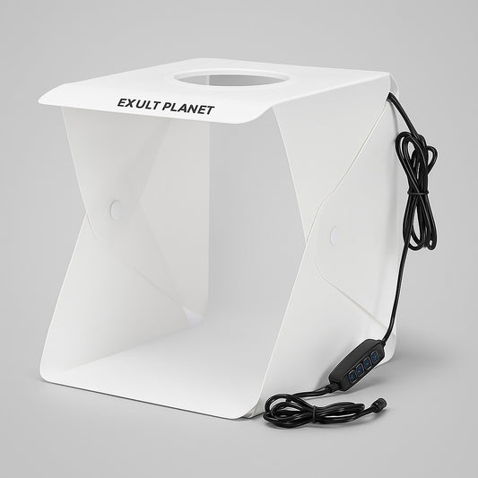 Portable Photo Studio Light Box with Multi-Colored Backdrops