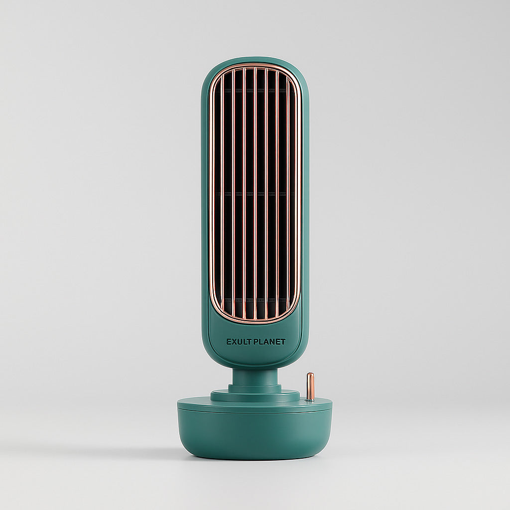 Eco-Friendly USB Humidification Tower Fan for Home and Office