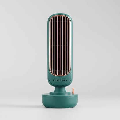 Eco-Friendly USB Humidification Tower Fan for Home and Office