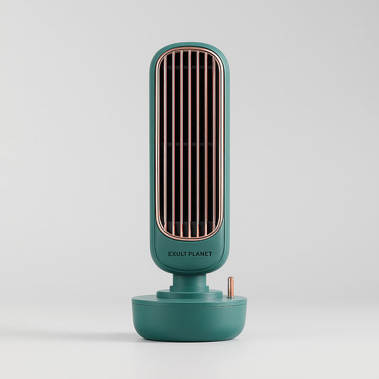 Eco-Friendly USB Humidification Tower Fan for Home and Office