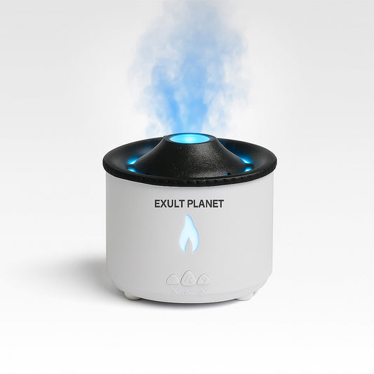 Creative Volcano Aroma Diffuser Flame Lamp for Essential Oils