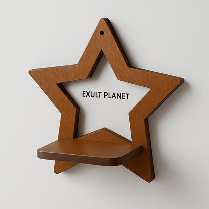 Eco-Friendly Wall-Mounted Plant Holders - Wood & Glass Decor